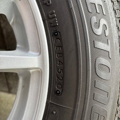 スタッドレスタイヤ　アルミホイールセット　165\70\r14の画像