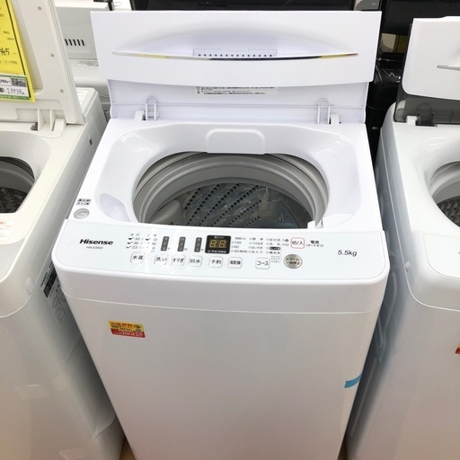 ★ジモティー割引有★5.5kg洗濯機/ハイセンス/2021年製/HW-E5503/中古品《尼崎市/リサイクルショップドリーム次屋店》
