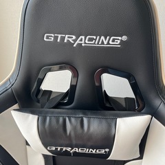 【GTRACING GT890MF-White】ゲーミングチェア（オットマン・スピーカー内蔵モデル）の画像
