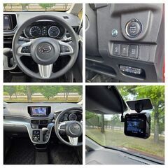 美車！H27年式  ダイハツ  ムーヴカスタムX  SAⅡ  車検R9年3月  ナビTV  バックカメラ  ETC  LEDライト  社外１６インチアルミ　軽自動車  LA150Sの画像