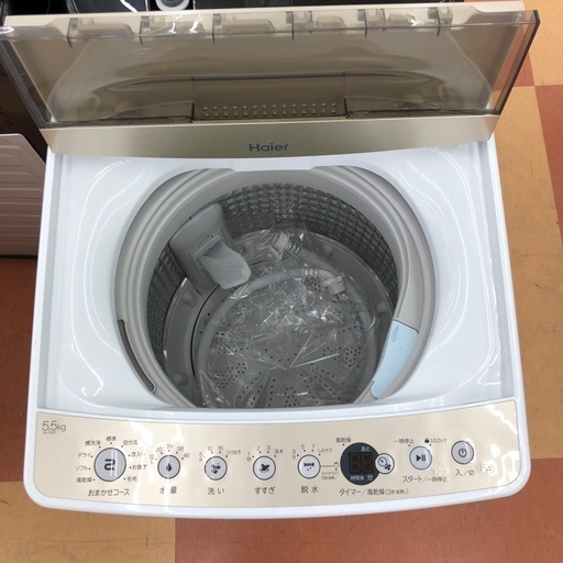 《リサイクルショップドリーム次屋店》★ジモティー割引有★5.5kg洗濯機/ハイアール/JW-C55D/2022年製/中古品☆尼崎市若王寺☆