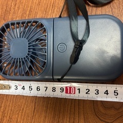 単四電池で動くハンディファンの画像