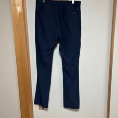 LL ワークマン　ネイビー　吸水速乾　軽量　スラックス　作業ズボン　
ゴルフにもの画像