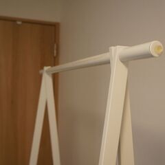 ニトリ　ハンガーラック　ホワイトの画像