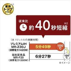 ハイパワーIH調理器　東芝MRZ-30J　1420w　の画像