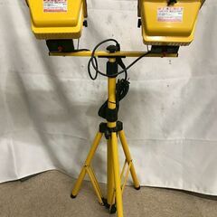 【北見市発】ハロゲンライト CHT500T 2015年製 黄色 作業灯 投光器 照明器具 (D6420kms)の画像