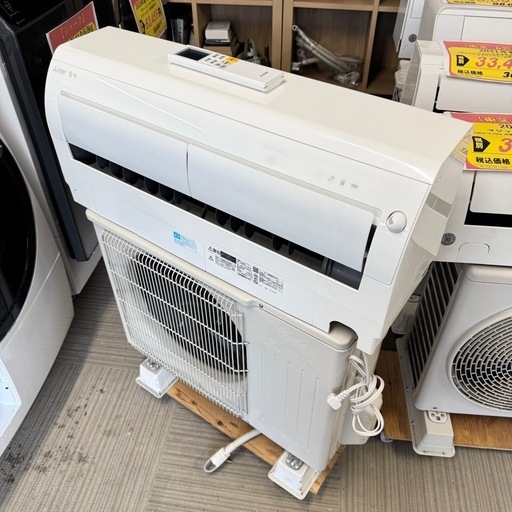 【超美品‼️】定価17万♪ 三菱 2020年製 12畳用エアコン 霧ヶ峰 フィルター自動お掃除 ムーブアイ 100V/3.6kw