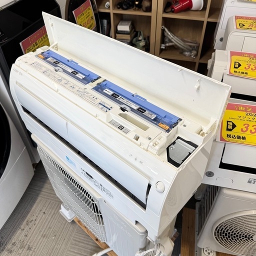 【超美品‼️】定価17万♪ 三菱 2020年製 12畳用エアコン 霧ヶ峰 フィルター自動お掃除 ムーブアイ 100V/3.6kw