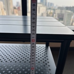 シューズラックブラック金属の画像