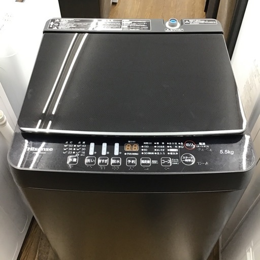 #G-22【ご来店頂ける方限定】Hisenseの5、5Kg洗濯機です