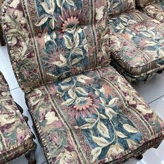 4人掛けソファー　飛騨産業　4分割セパレート　使用感有の画像