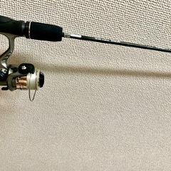 TIFFIN 釣竿 １つリール付きセット
Fishing rods緑色green colour の画像