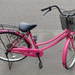 【売約済み】26インチ 🚲 中古 自転車 9,480円 🔑鍵新品 💡ライト付 新規防犯登録料コミ 790の画像