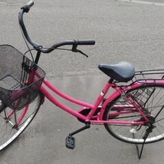 26インチ 🚲 中古 自転車 9,480円 🔑鍵新品 💡ライト付...