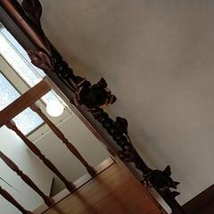 バラ　アンティーク　鏡　ミラー　飾り棚の画像