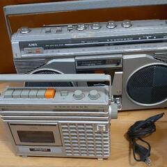 AIWAのラジカセ　ジャンク品