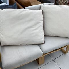 Amazon｜無印良品 ソファ本体 白 幅162×奥行90.5×高さ75cm 2