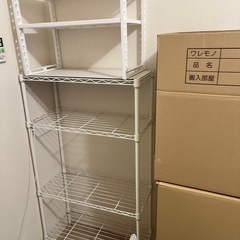 （単品でも受け付けます）家具5点セット（机、テレビ台、棚×3、ベッド台）の画像