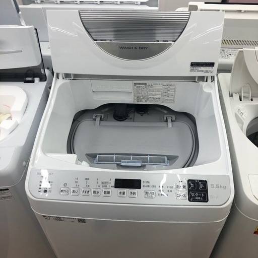 ★ジモティー割引有★5.5kg/3.3kg洗濯乾燥機/シャープ/ES-TX5E/2021年製/中古品《尼崎市/リサイクルショップドリーム次屋店》