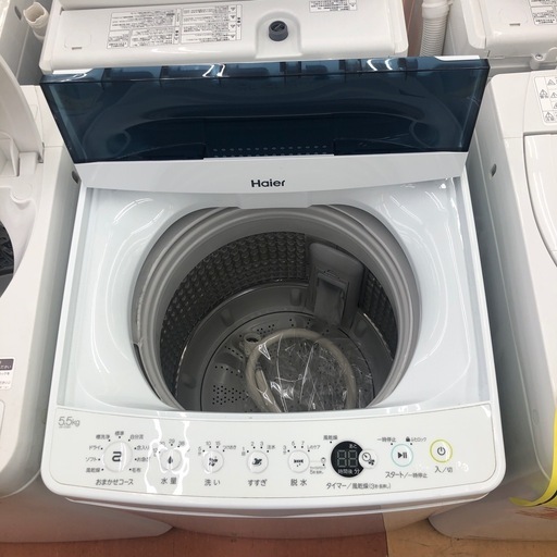 ★ジモティー割引有★5.5kg洗濯機/ハイアール/JW-C55D/2019年製/中古品《尼崎市/リサイクルショップドリーム次屋店》