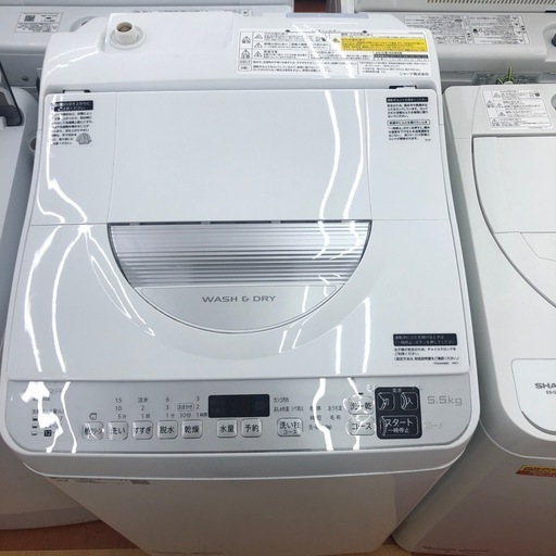 ★ジモティー割引有★5.5kg/3.3kg洗濯乾燥機/シャープ/ES-TX5E/2021年製/中古品《尼崎市/リサイクルショップドリーム次屋店》