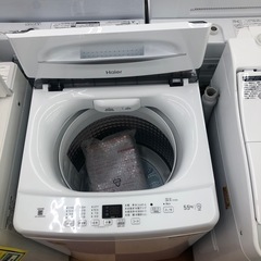 ★ジモティー割引有★全自動洗濯機/ハイアール/5.5kg/JW-U55MK/中古品《尼崎市/リサイクルショップドリーム次屋店》の画像