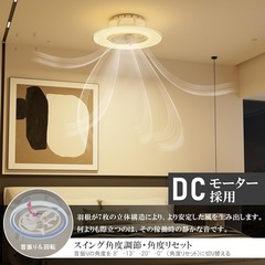 新品　シーリングファンライト 12畳 ファン付き サーキュレーター リモコン付きの画像