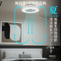 新品　シーリングファンライト 12畳 ファン付き サーキュレーター リモコン付きの画像