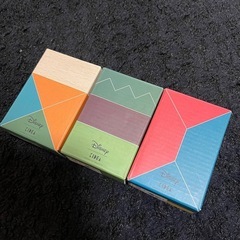美品 キディア KIDEAディズニー木製つみき プーさんと仲間たちの画像