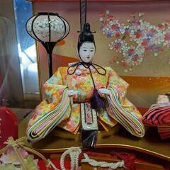 雛人形セット ガラスケース入りの画像