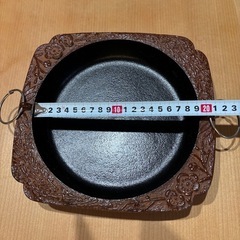 南部鉄器のひとり用すき焼き鍋の画像