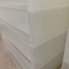 無印良品ポリプロピレン引き出し9段連結2個セットの画像
