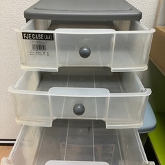 レターケース　書類ケース　3段　A4サイズ入ります！の画像