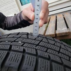 軽自動車　スタッドレス 155/65R13 ヨコハマ アイスガード iG50 プラス 　ウェッズ　ファング　 13インチ PCD100/4Hの画像