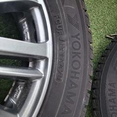 軽自動車　スタッドレス 155/65R13 ヨコハマ アイスガード iG50 プラス 　ウェッズ　ファング　 13インチ PCD100/4Hの画像
