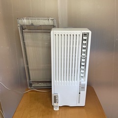 エアコン 窓用エアコン ハイアール 延長枠付 冷房 JA-16W 2022製の画像