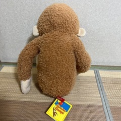 おさるのジョージ　ギガジャンボふわくるぬいぐるみ　アミューズメント商品
の画像
