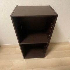 2段カラーボックス【決まりました】の画像