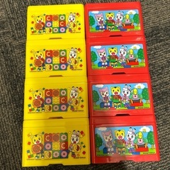 非売品　ミスド　しまじろう　ブロック型こものいれの画像