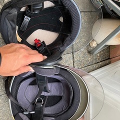 バイクヘルメット2個の画像