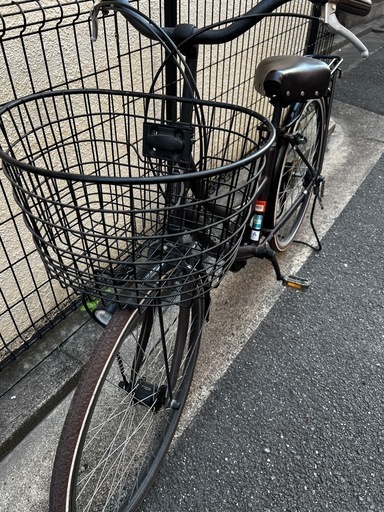 26インチ美品オートライト自転車