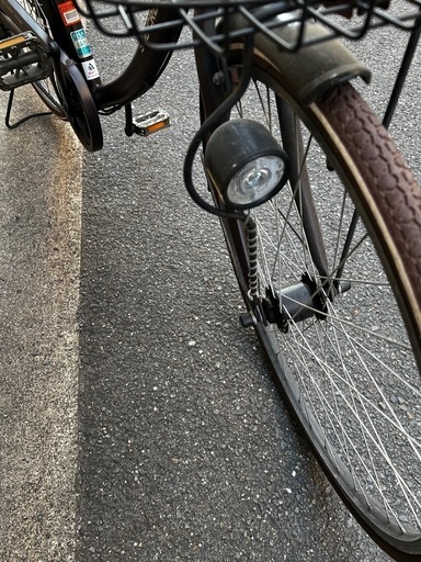 26インチ美品オートライト自転車