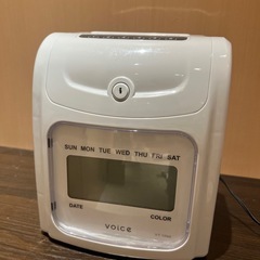 VOICE（ヴォイス）タイムレコーダー　VT-1000　タイムカード付きの画像