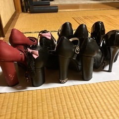 ハイヒール　財布　バックの画像