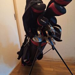 男性用ゴルフクラブセット　キャディバッグ付き12本
