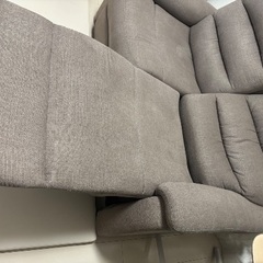 ニトリ 電動リクライニングソファ Nビリーバ モカブラウンの画像