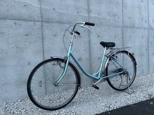 R5 ブリヂストン EB60U B9K　エブリッジ EBRIDE 26インチ 自転車　水色 学生さん ママチャリ お買い物 現状