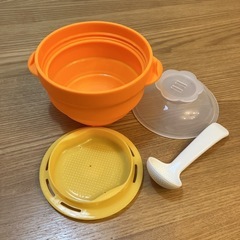 リッチェル　離乳食シリコーンスチーマー　説明書ありの画像