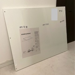 【未開封】イケア 
KOMPLEMENT 棚板　ホワイト75x58 cmの画像