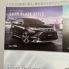 新品　ハリアーモデリスタ　サイドスカート　の画像